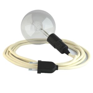 Creative Cables Lámpara Colgante Rm00 5 M One Size Ivory / Black
