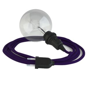 Creative Cables Lámpara Colgante Para Pantalla Rm14 5 M One Size Violet / Black