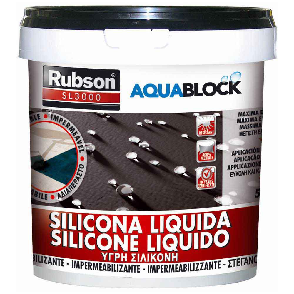 Rubson Silicona Líquida Aquablock 5kg One Size Black