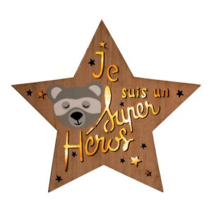 Atmosphera Luz Nocturna Led Decorativa Star One Size Brown