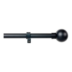 Stor Planet Barra Cortina Anillo 110-200 Cm One Size Black
