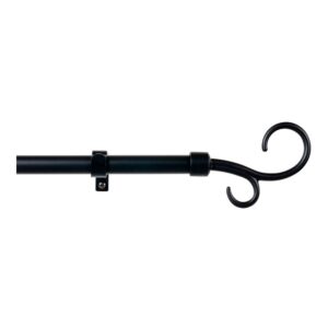 Stor Planet Barra Cortina Báculo 110-200 Cm One Size Black