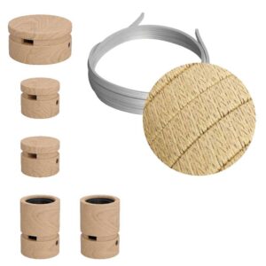 Creative Cables Kit Iluminación Wiggle Filé System Cn06 5 M 5 Unidades One Size Brown / Beige