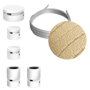 Creative Cables Kit Iluminación Wiggle Filé System Cn06 5 M 5 Unidades One Size White / Beige