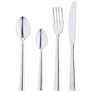 San Ignacio Cubertería Delta 24 Unidades One Size Chrome