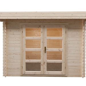 Caseta de jardin techo plano Modern 300x250cm
