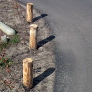 Poste castaño anti-parking