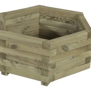 Jardineras de madera hexagonal 70x60cm