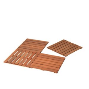 Loseta de madera dura bangkirai jardin