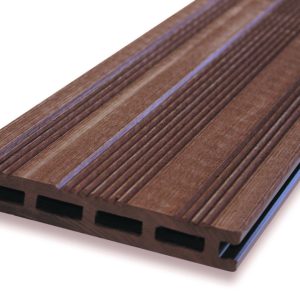 Tarima exterior sintética composite marrón 360cm (21x145mm)