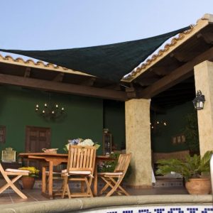 Malla sombra para jardín 3x3x3m