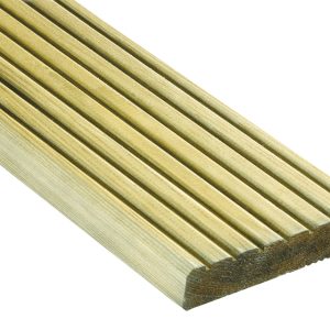 Tarima exterior madera pino tratado autoclave 360cm (28x145mm)