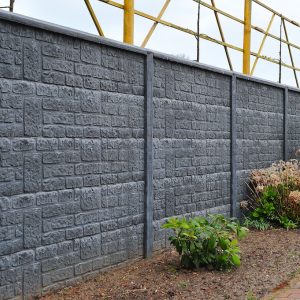 Valla hormigon piedra Brickstone 200x193cm doble cara
