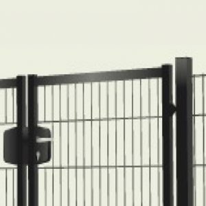 Puerta doble hilo de malla electrosoldada doble 203x250cm plastificación poliéster