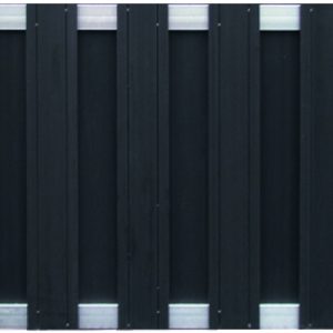 Valla compuesta negra 180x93cm