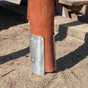 Soporte poste para juegos urbanos