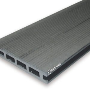 Tarima exterior sintética composite negro 225cm (21x145mm)