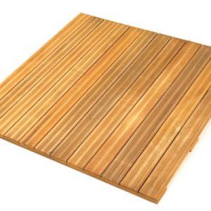 Losetas de madera dura Bangkirai 100cm