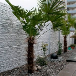 Valla hormigon piedra simple Fencestone 200x193cm