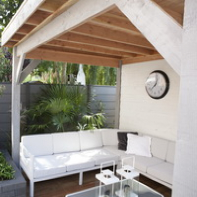 Porche jardin Douglas