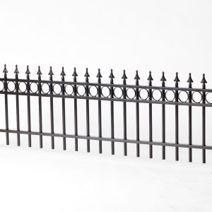 Verja de Luxe 190x60cm, galvanizado