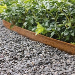 Bordura acero corten 240x15cm