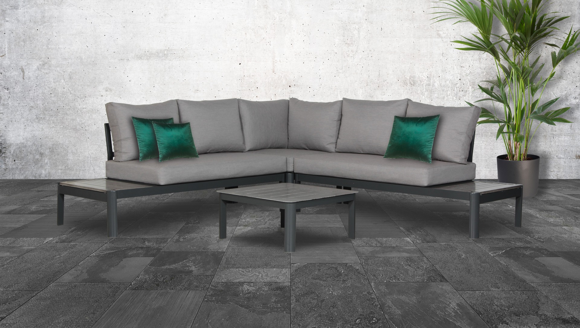 Muebles jardín aluminio Leroy