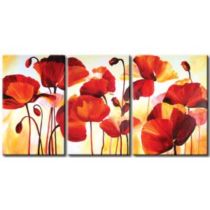 Quadro contemporaneo Papaveri rossi XXL
