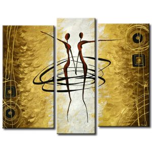Quadro moderno Danza dei sensi III XXL