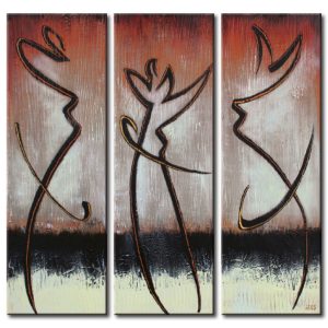 Quadro moderno Danza delle ombre XXL