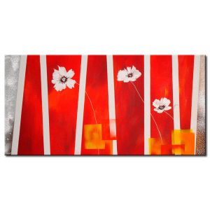 Quadro su tela Fiori bianchi XXL