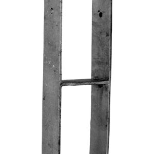 Ancla metalica soporte poste H 161mm