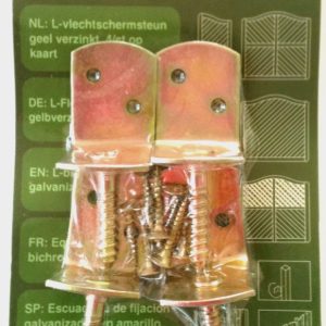 Fijacion para vallas bicromatado 4pzs