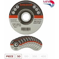 Arebos - Discos Corte Discos Flexibles Ø115 mm Admisión 22,2 mm Espesor 1 mm