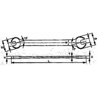 101700607 LLAVE FIJA 16X17 621617 - Tengtools