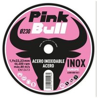 Disco corte extrafino inox pink bull 230MM. PB2302 (Venta minima 4 Unidades)
