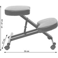 ®Silla Ergonómica para Rodillas, Silla Ergonomica De Rodillas, Sillas De Oficina con El Respaldo Ajustable, Multifuncional Taburete para La Rodilla,